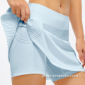 Saias de golfe femininas plissadas por atacado com shorts